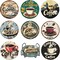 8Pcs Vintage Coffee Diamond Art Coaster Kit with Holder,Coffee Diamond Painting Coasters Kits,Crafts Kits for DIY Coasters Diamond Art Kits for Adults
